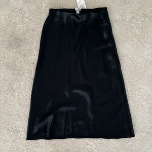 Satin black skirt size small with tags from target